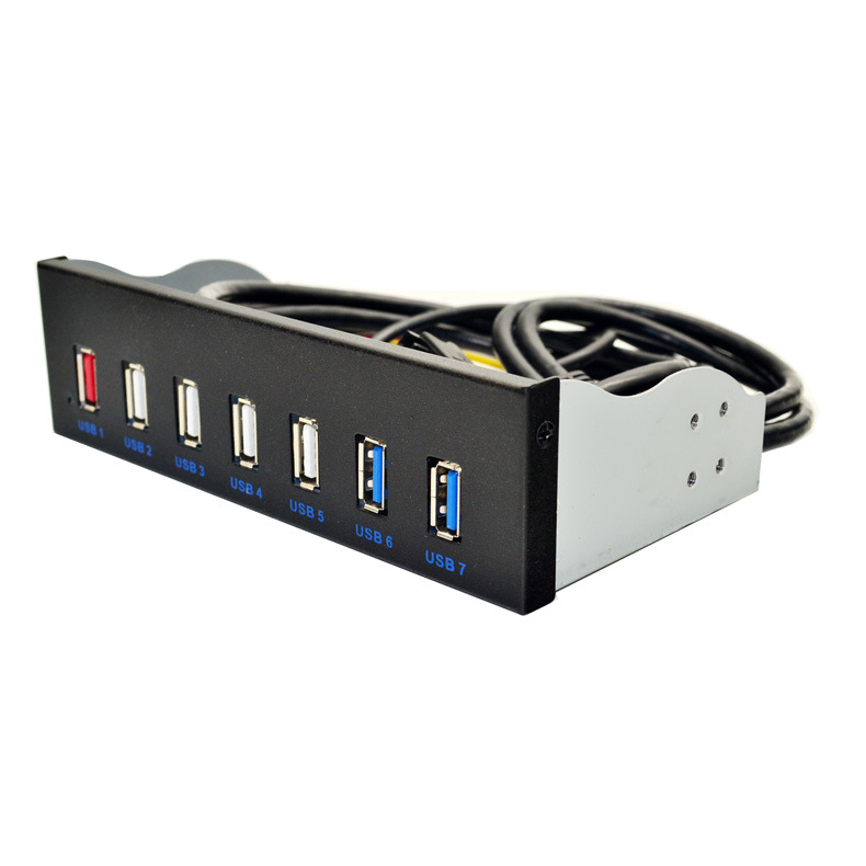 USB3.0λǰ5.257HUB 19PINת2U3+4U2
