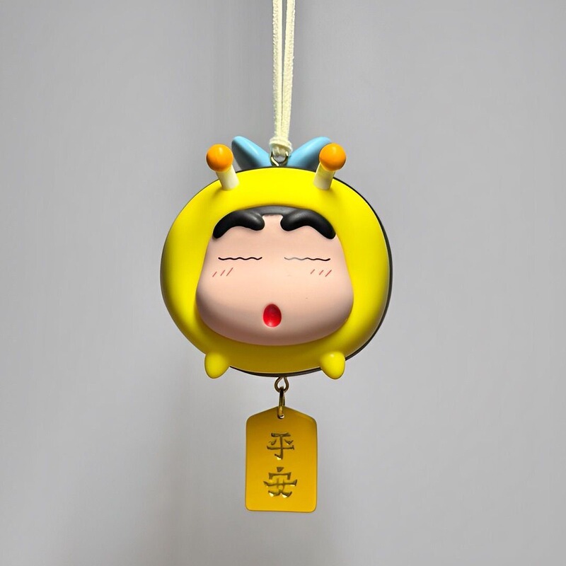 蜡笔小新车载挂件小胖蜂汽车后视镜挂饰车内装饰品可爱公仔挂饰品|undefined