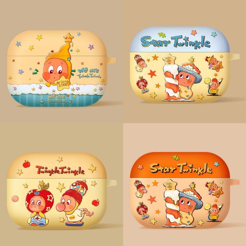 Suitable for Airpodspro3 Earphone Protective Cover Doll 3Rd Generation Shell Noise Reduction Airpods4 Silicone Second Generation Cute