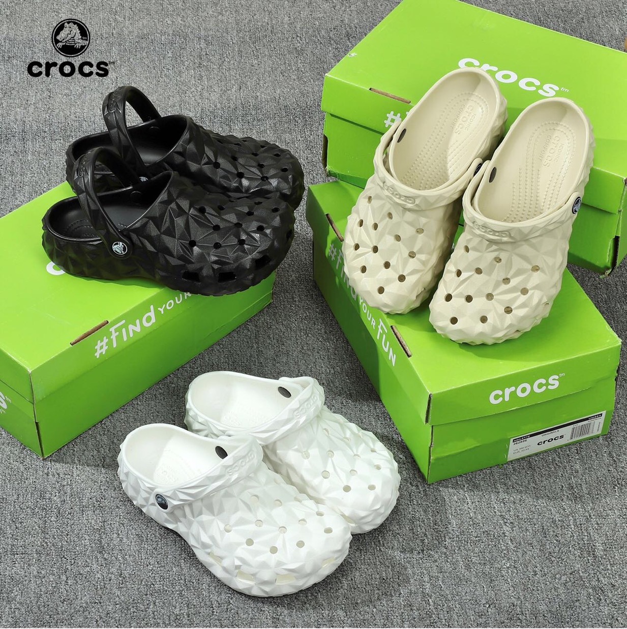 croos卡洛池经典榴莲洞洞鞋男鞋女鞋新款包头鞋批发时尚现货代发