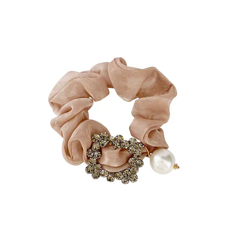 Летняя брендовая пряжа для волос из pearl, французский стиль, стиль Chanel