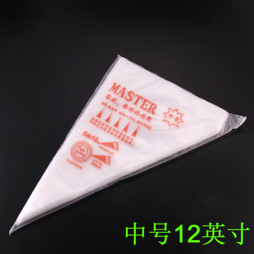 Disposable piping bag, piping tool, plastic food grade piping bag, cream piping bag, thickened, large, medium and small optional