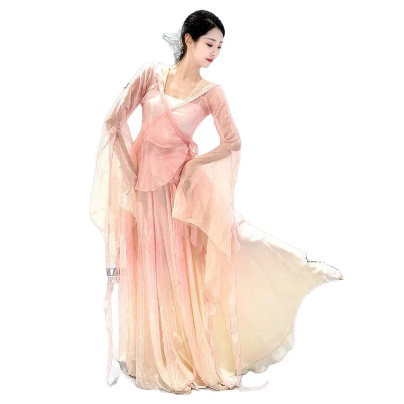 Spring classic sports clothing, set, Chinese style, gradient