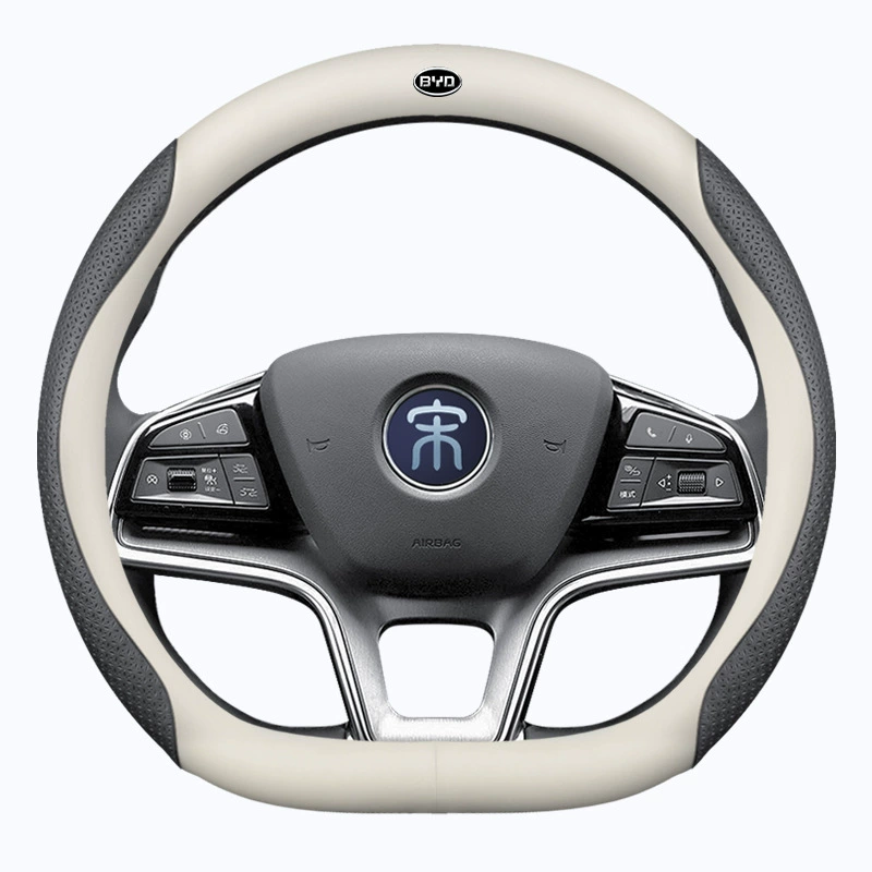 Руль BYD Qin Plus DM-I Song MAX Han Tang EV E2 SEM PRO Dolphin E3, кожаный чехол на рулевое колесе