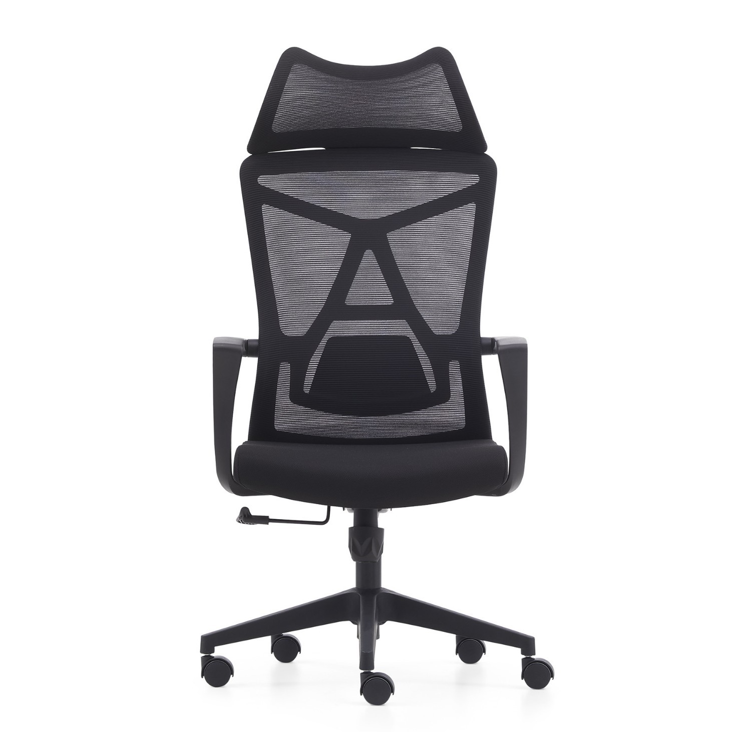 Marco negro con almohada espalda alta