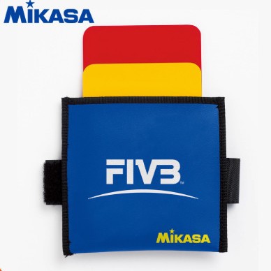 Mikasa Red and Yellow Card Volleyball Referee Training and Competition Equipment Fivb Mikasa Coin Tosser