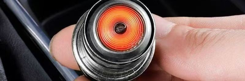 12V fast-heating car-specific cigarette lighter adapter for vehicle use, electronic lighter, safe