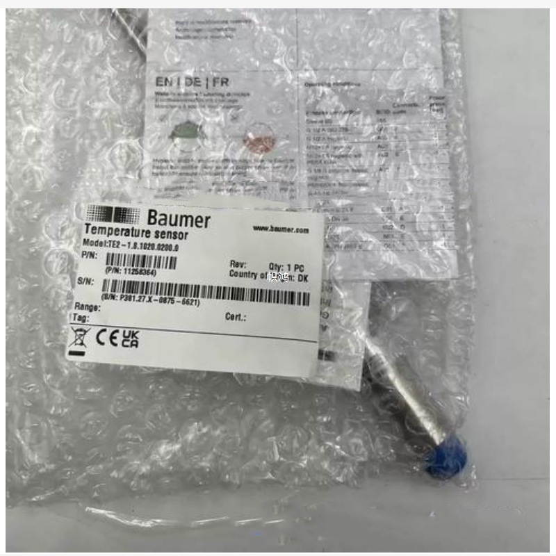 原装baumer堡盟温度传感器TE2-1.4.1020.0050.0德国数显温度变送