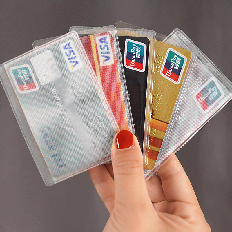 身份证银行卡套透明公交卡保护套透明防水卡套证件套PVC定制印刷