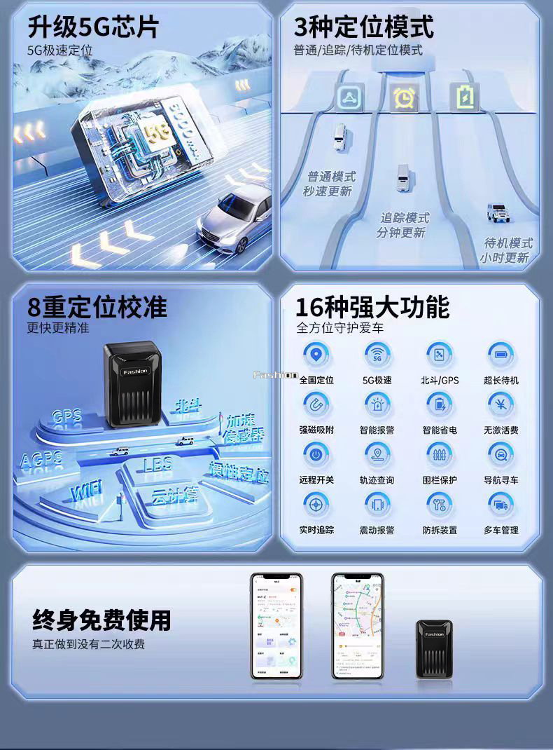 4g Installation-Free Wireless Locator Electric Vehicle Motorcycle Gps Tracker Anti-Lost Tracker for the Elderly and Kidsren