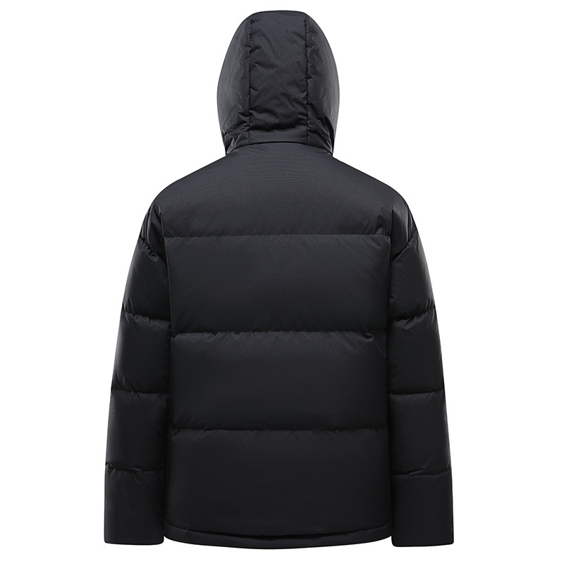 Invierno nuevo hombre algodón corto con capuzas de moda chaqueta caliente y gruesa chaqueta casual chaqueta suelta