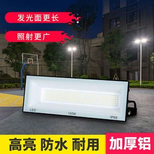 Led Floodlight Outdoor Bright Courtyard Door Lighting Outdoor Advertising Sign Long Strip Wholesale Manufacturer Direct Sales
