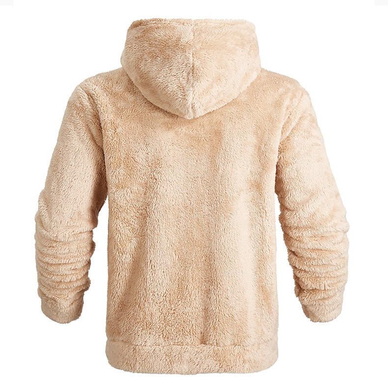 Herrenbekleidung Herbst und Winter Fleece warme Wollpullover Jacke lässige Strickjacke_voghion.com