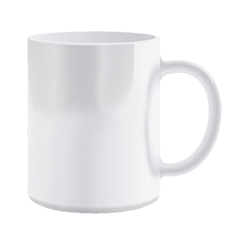 Tazas de agua de cerámica personalizadas logotipo de impresión publicitaria regalos de color tazas en blanco exportación de comercio exterior