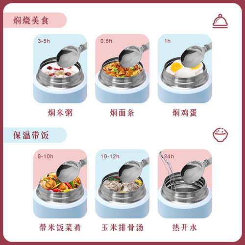 Bird's Nest Tulip Large Capacity Thermos Cup Stainless Steel Stew Beaker Household Afternoon Tea Smothered Beaker 304 Wholesale