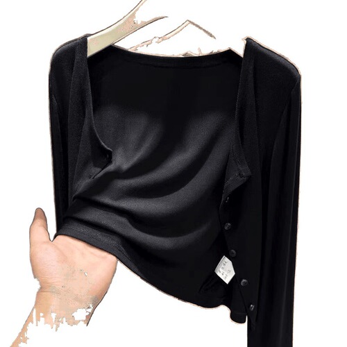 Women's Grey Sun Protection Open Cardigan for 2025 Summer, Overlaying Tank Dress and Shawl, Air-conditioned Room Outer Ice Silk Shirt, Versatile Outerwear