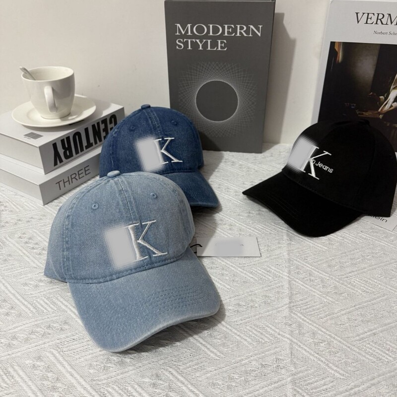 New Classic Denim Style Letter Cap with Embroidery for Men and Women, Spring and Summer Sun Protection, Adjustable Curved Brim Baseball Cap, Trendy New Classic Denim Style Letter Cap with Embroidery for Men and Women, Spring and Summer Sun Protection, Adjustable Curved Brim Baseball Cap, Trendy