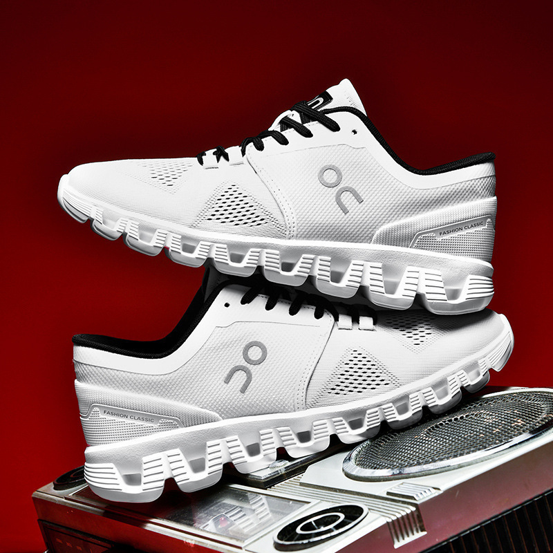 2025新款马拉松运动鞋男轻便透气飞织网布跑步男鞋夏季轻便缓震