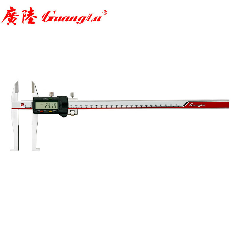 广陆 数显上外爪下内沟槽卡尺 115-453