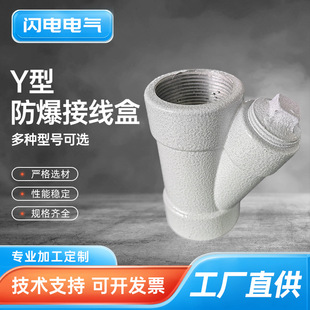 Y-type explosion-proof isolation sealing box cast aluminum explosion-proof junction box tee 4 points 6 points explosion-proof plug anti-corrosion sealing head