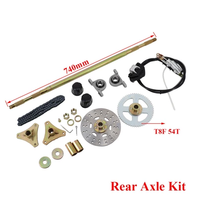 Wholesale homemade kart modified site drift beach car modified site drift suspension thick rear axle (Other drive systems) - shaft-length-740mm-set