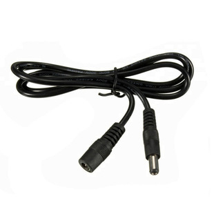 in stock supply 5.5*2.1 black DC plug wire male and female male and female head