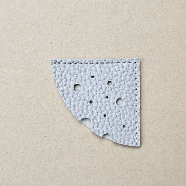 Trendy PU leather cheese hollow bookmark retro book protection…