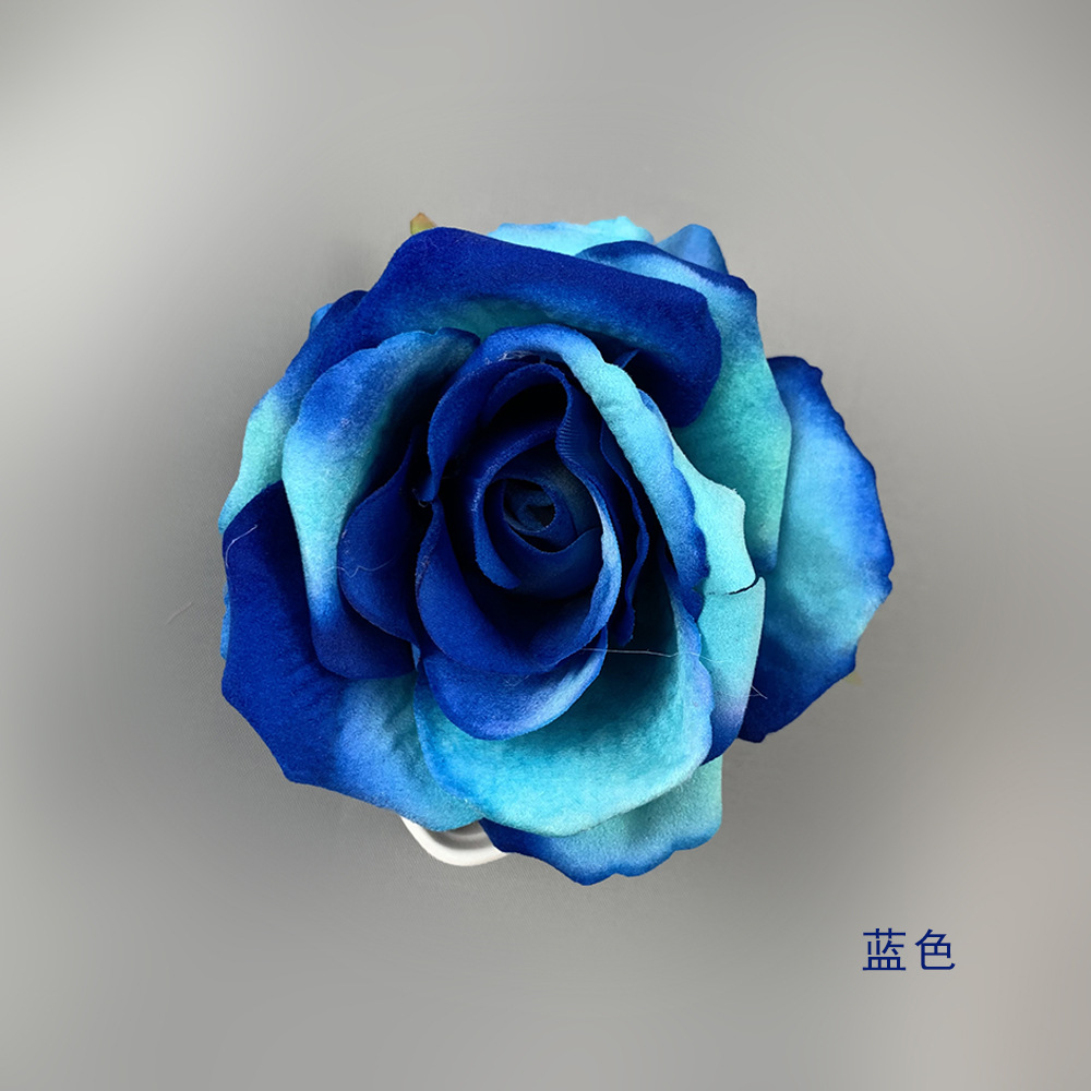 파란색
