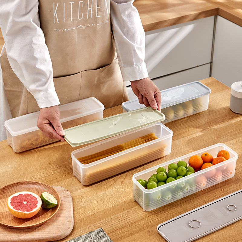 Noodle box Kitchen refrigerator Food rectangular storage box fresh…