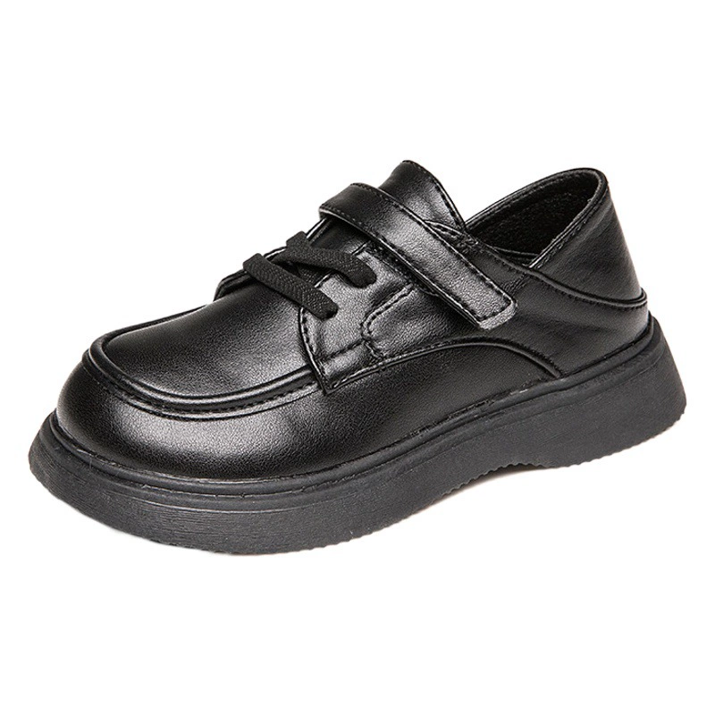 Кожаные туфли на мягкой подошве для девочек в корейском стиле, стильные весенние новинки 2025 года, детские туфли для маленьких принцесс, модные балетки для выступлений.