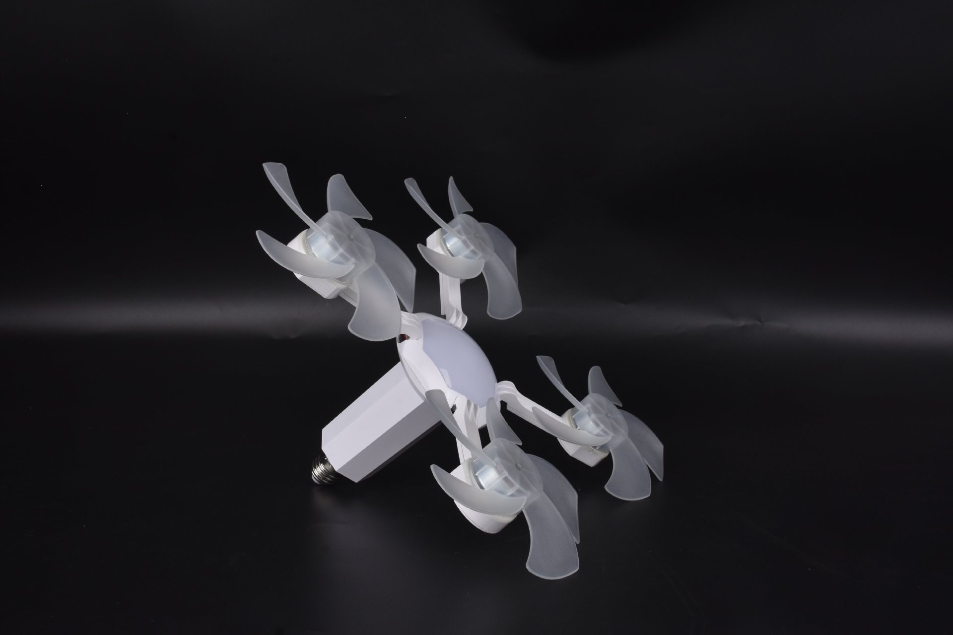Lámpara de ventilador de UAV nueva habitación comedor inteligente ventilador de luz silenciosa transfronteriza ventilador de techo de control remoto luz de protección de ojos ahorro de energía image 13