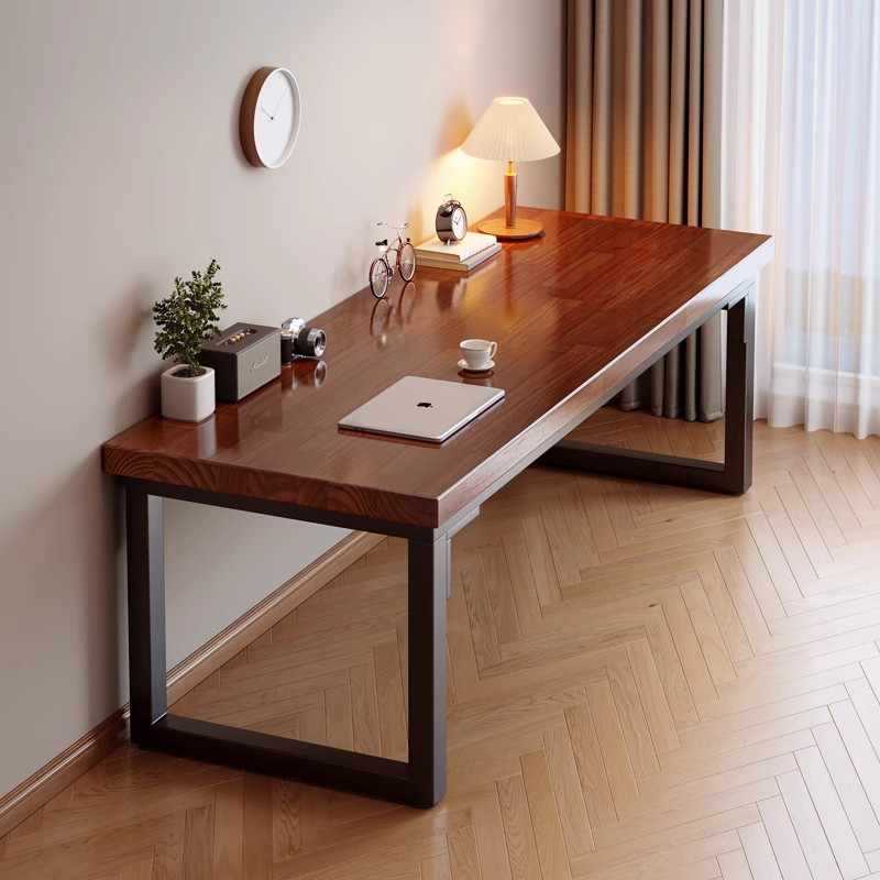 Mesa de computadora de madera de dos personas mesa de escritorio mesa de deportes electrónicos mesa de escritorio de escritorio de escritorio de escritorio de dormitorio