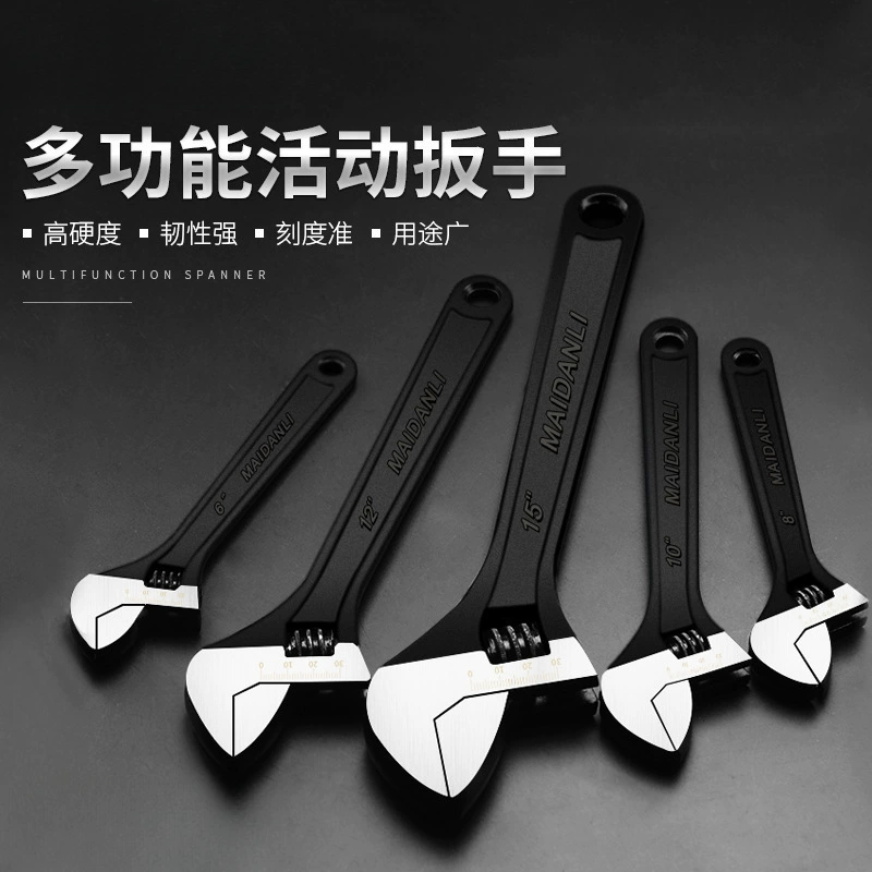 Многофункциональный активный гаечный ключ Живой гаечный ключ Большое отверстие Живой гаечный ключ 6 дюймов 8 дюймов 10 дюймов