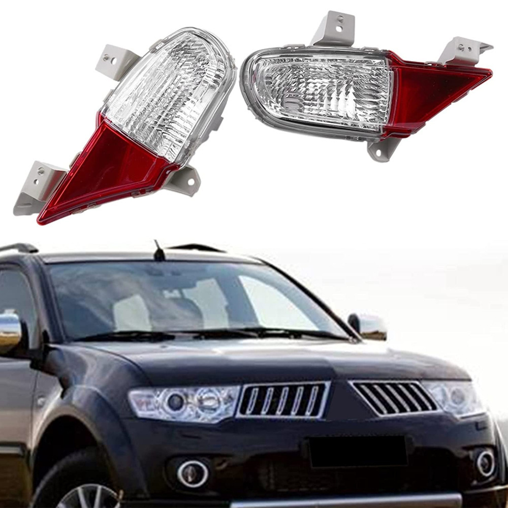 Aplicable a Mitsubishi 08 - 13 Pajero parachoques traseros luz de niebla trasera indicador de freno reflector