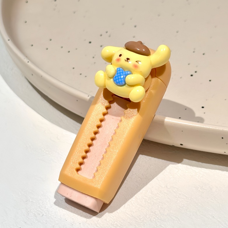 Liliou borrador de push-jet borrador lindo borrador de prueba de resina limpio estudiante material escolar premio