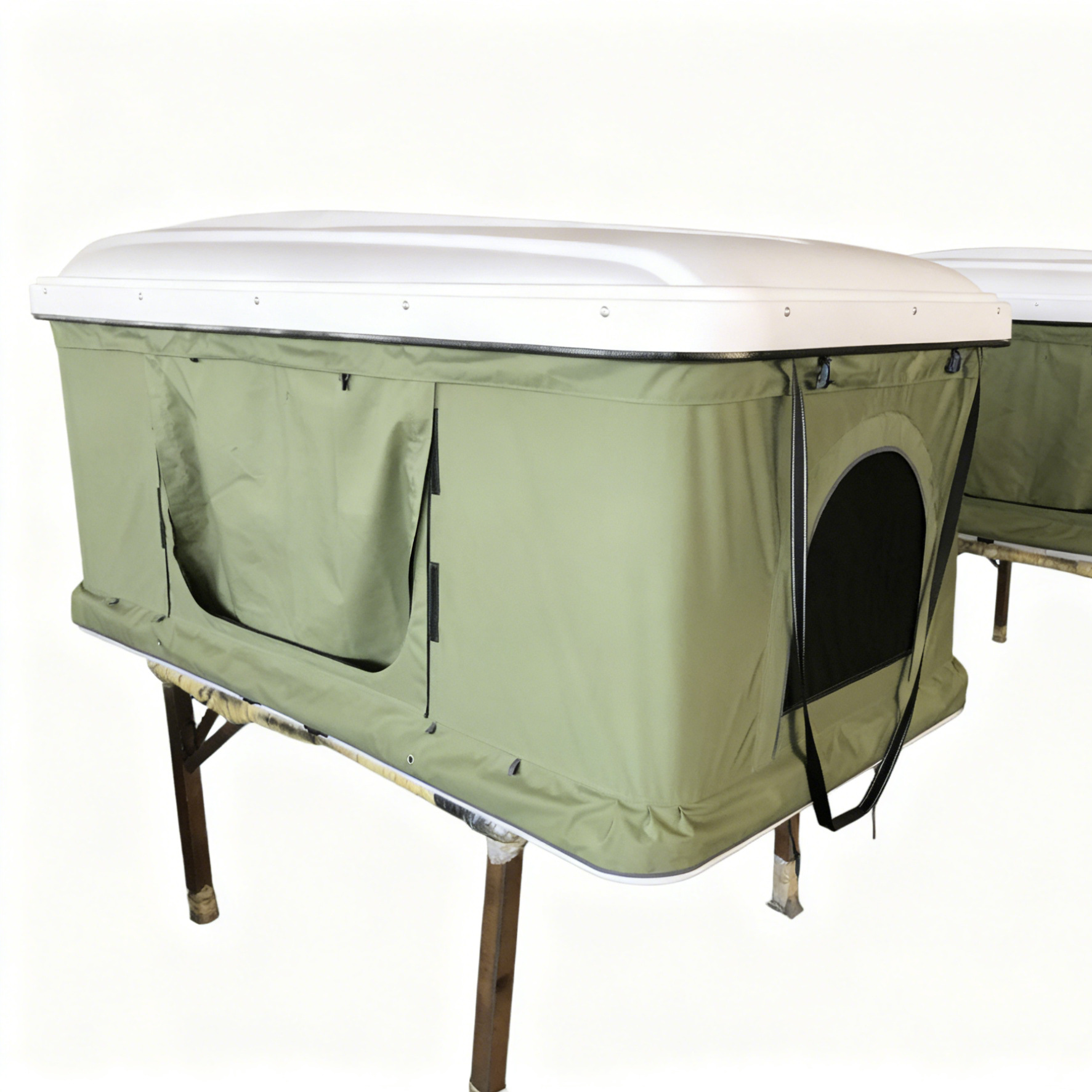 Elevación automática de plástico de plástico de absorción de plástico camping al aire libre lluvia protección solar helicóptero techo de carpa