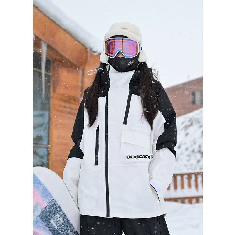 Горнолыжный курорт оптом зимний шпон двойной шпон с капюшоном ветрозащитный рукав