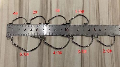 Wide belly crank hook 83206 punk lure hook soft bait soft worm mandarin fish hook Luya flat insect hook wholesale