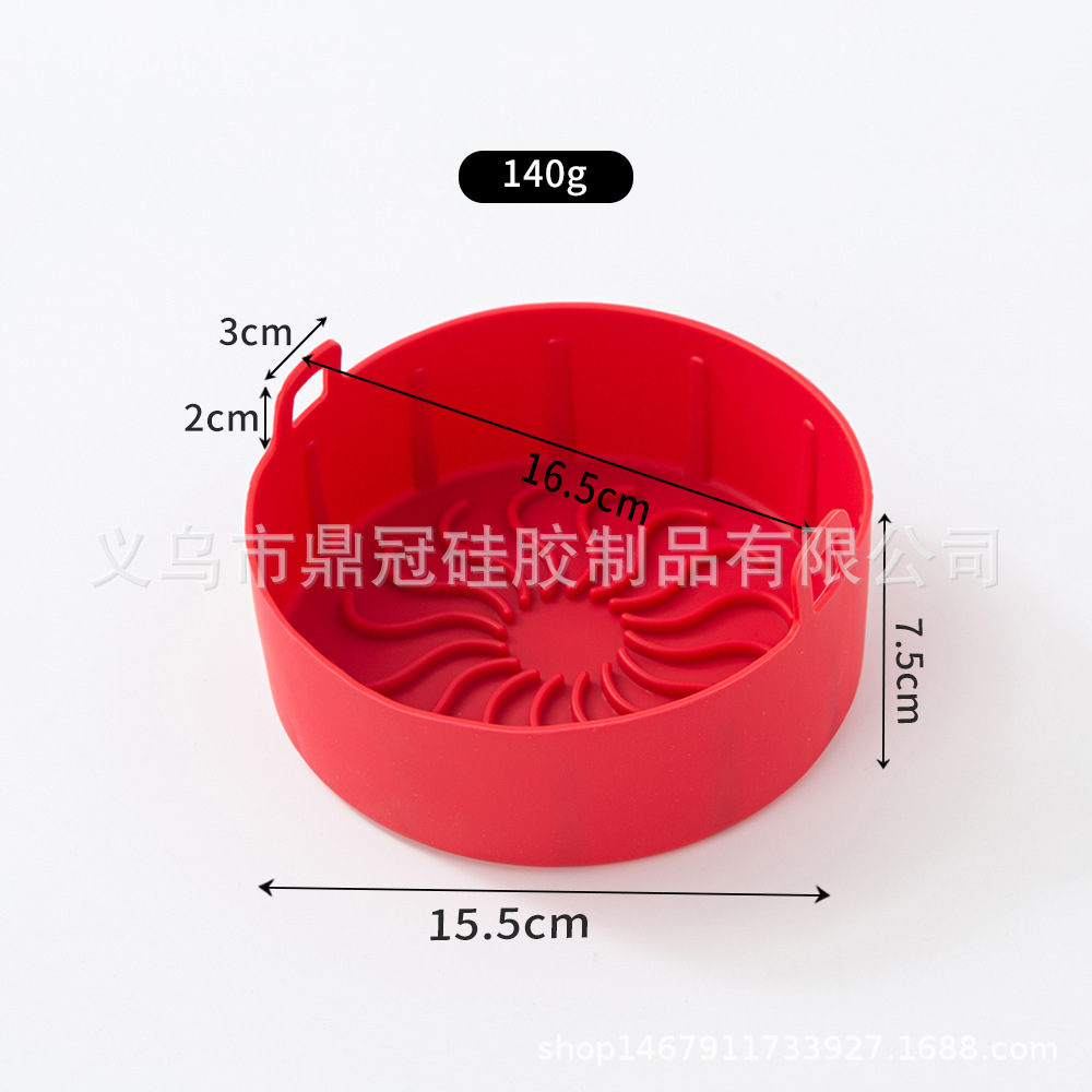 Silicona freidora de aire silicona hornear pan cuadrado microondas horno asado pollo bandeja cuadrada para hornear al por mayor