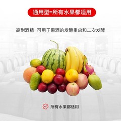 安琪葡萄酒活性乾酵母BV818 商用水果酒麴發酵劑白蘭地專用曲500g