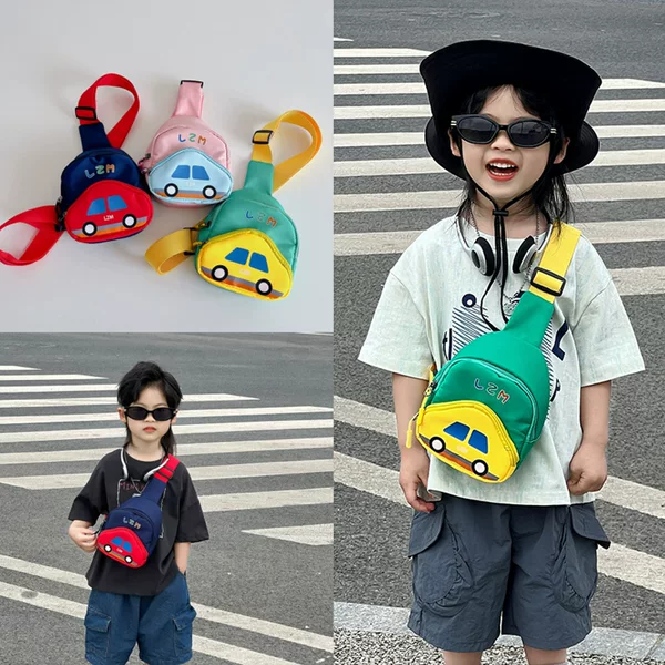 Children's Bags 2025 New Fashion Boys Niche Design Chest Bag Baby Travel Lightweight Backpack Crossbody Bag
