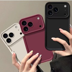 简约纯色适用苹果17Promax手机壳日韩ins风iPhone16/15/14欧美13/