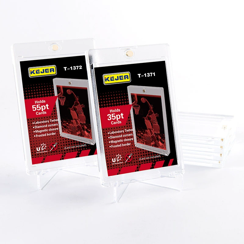 Карточный кирпич с канавкой для карты Акрил карточная коробка для хранения карточных коллекций