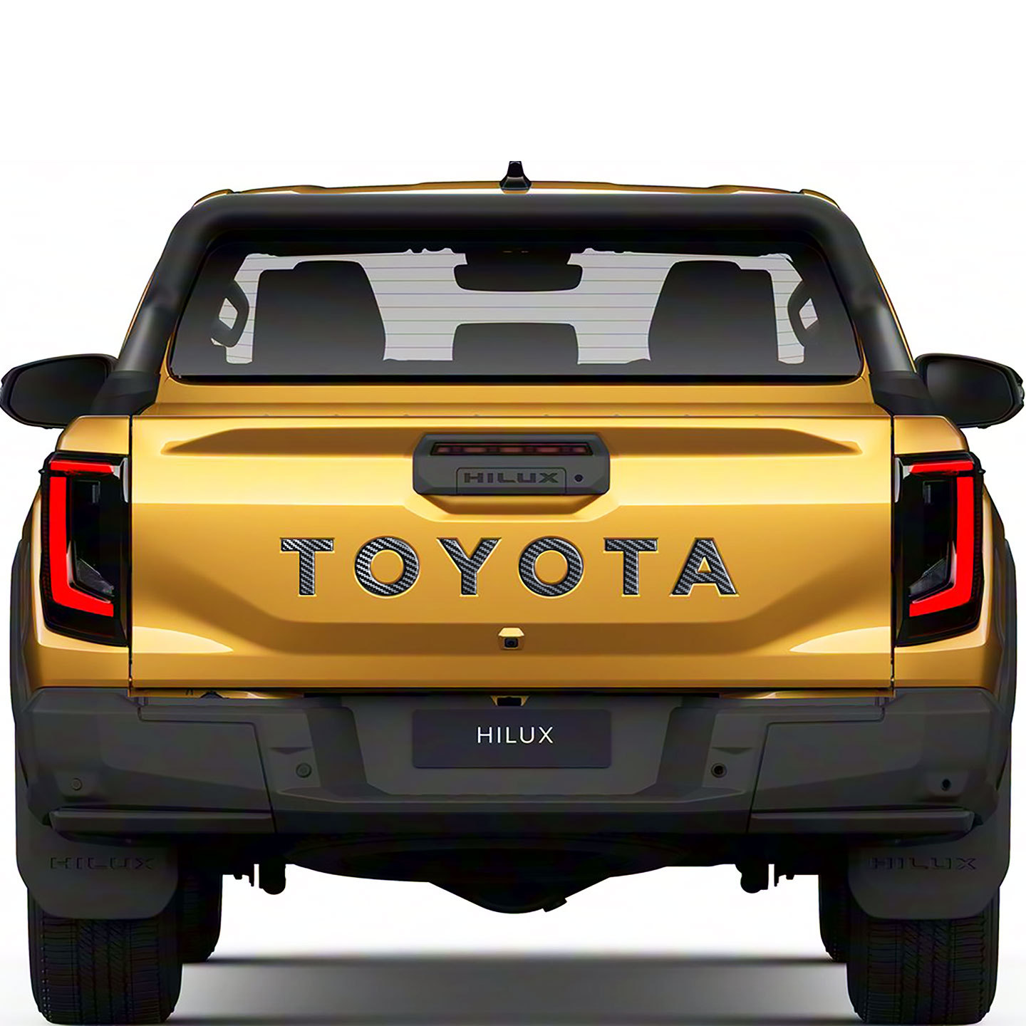 Suitable for 26 Models of Toyota Hilux Hilux Travo Tailgate Logo Decorative Stickers and Rear Logo Modification Accessories