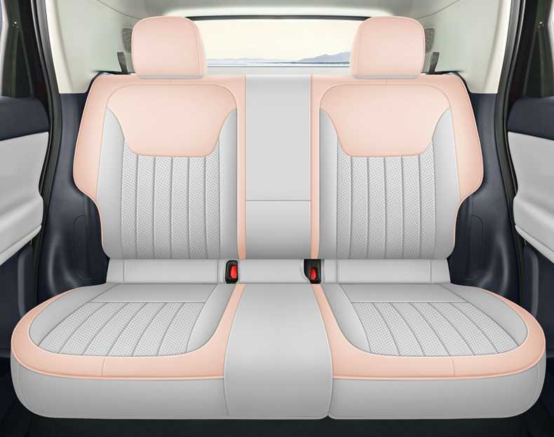 26-piece set of custom-fit leather seat covers for the Leapmotor A10, featuring perforated design, full coverage, and breathable material for all-season use