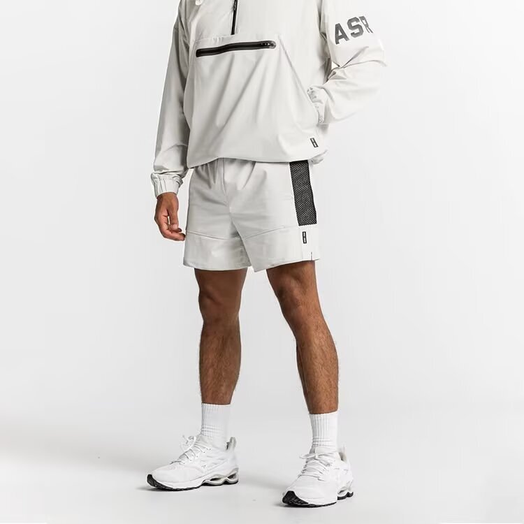 Men's Casual Summer Shorts Elastic Three-Quarter Pants Korean Style Trendy Versatile Solid Color Suit Shorts