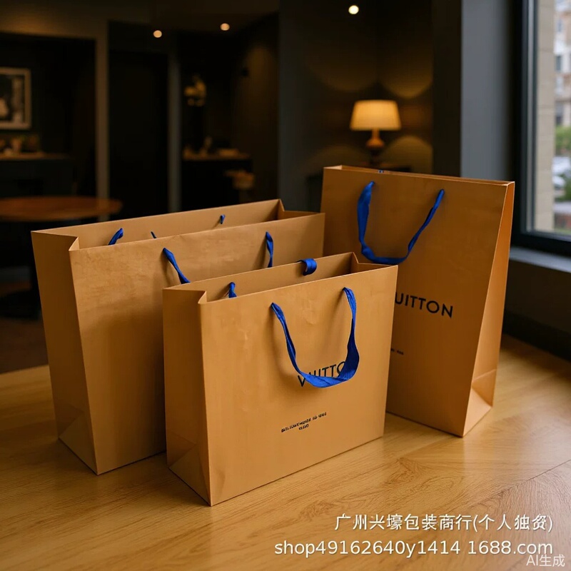 Lujia Standard Edition Packaging Gift Bags, Scarf Boxes, Tote Bags, Wholesale Paper Bags, Gift Bags, Wallet and Jewelry Bags Wholesale