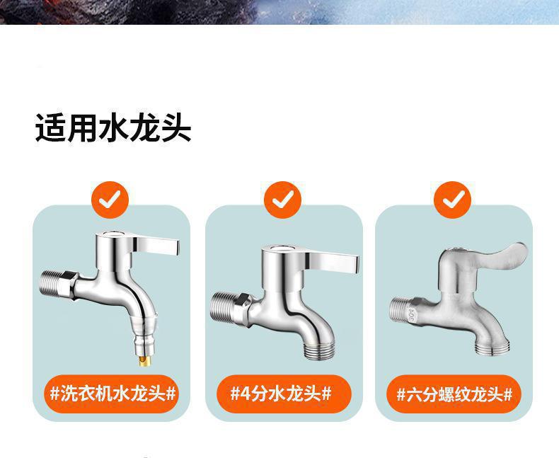 Car Wash High-Pressure Water Gun, Household Cleaning Tool, Quick-Connect, Lightweight, Anti-Aging, Anti-Tangle, Explosion-Proof, for Garden Watering
