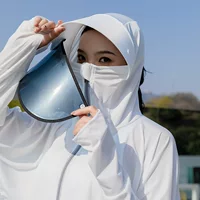 2023 Новая Солнцезащитная одежда для линз из ледяного шелка, женская летняя тонкая электрическая Автомобильная Солнцезащитная одежда, покрытие лица, защита от ультрафиолета, Солнцезащитная рубашка