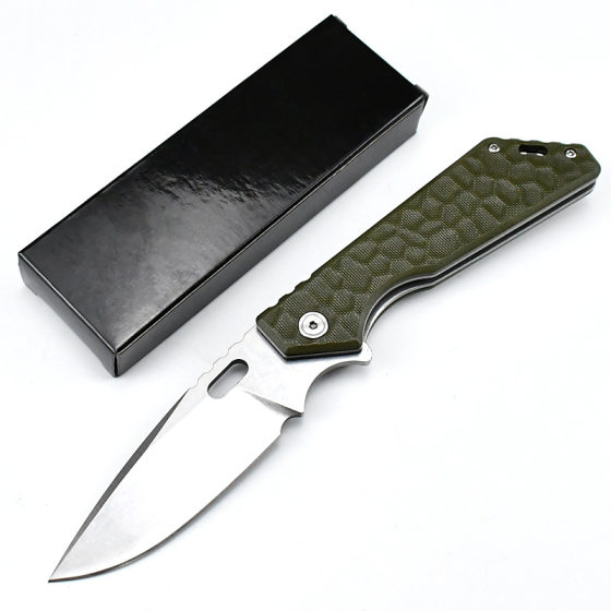 Factory direct supply high quality outdoor folding knife portable knife sharp pocket knife field tactical knife self-defense folding knife